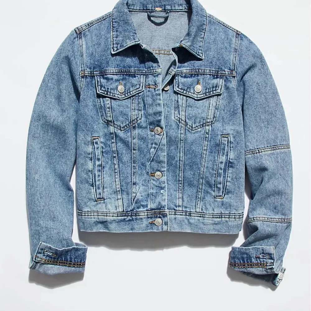 We the Free Rumors Denim Jacket- S=4-6 - Picture 1 of 10